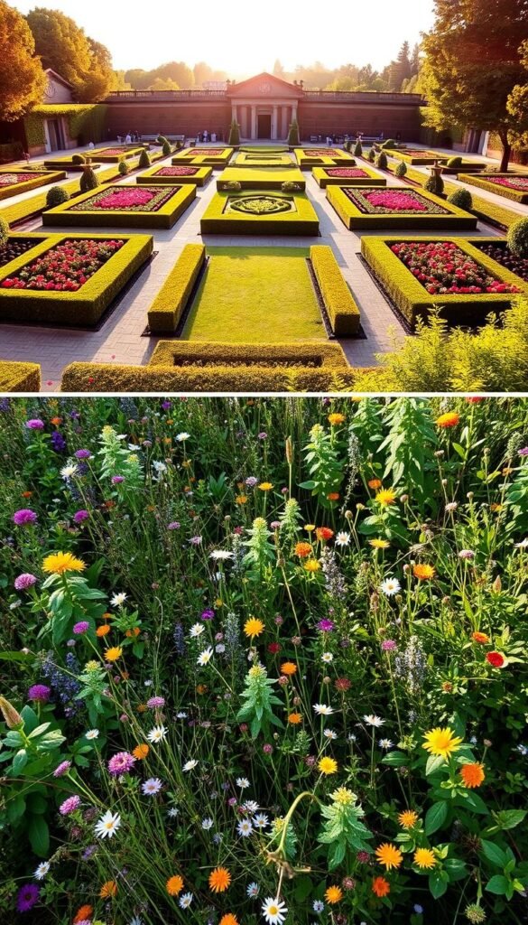 Formal Flower Garden vs. Wild Flower Garden: Which Suits Your Style?