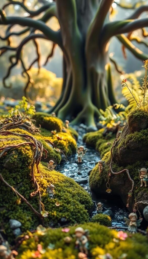 Large Fairy Garden Designs That Use Natural Landscape Features