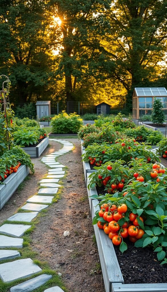 Organic Veggie Garden Design: Planning for Year-Round Produce