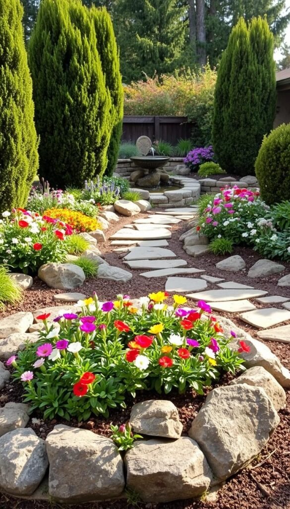 Transforming Your Front Yard Flower Garden with Eye-Catching Hardscaping