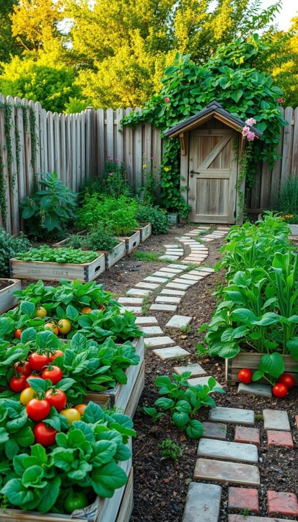 Veggie Garden Design on a Budget: Reusing Materials and Resources