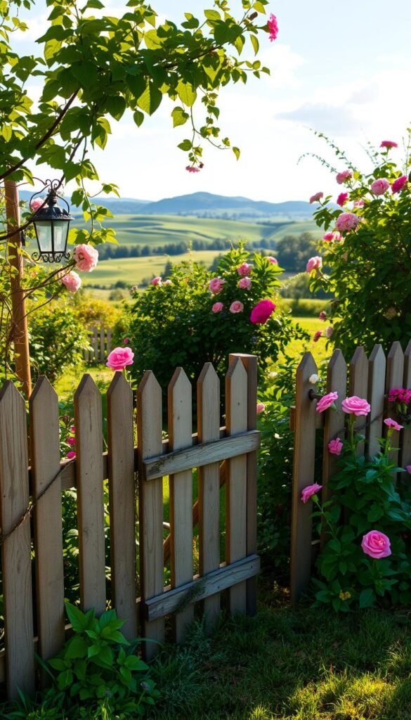 Cottage Garden Fence Inspiration: Picket, Wattle, and Rustic Gateways