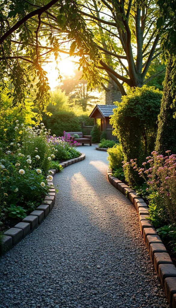 Cottage Garden Path Ideas: Gravel, Brick, or Stone for a Quaint Ambiance