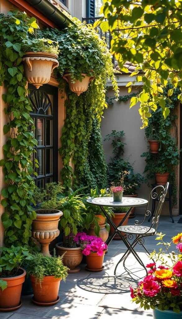 Cottage Garden Patio Ideas: Using Containers, Climbing Vines, and Potted Herbs