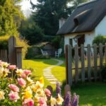 Country Cottage Garden Charm: Creating a Relaxed, Rustic Outdoor Retreat