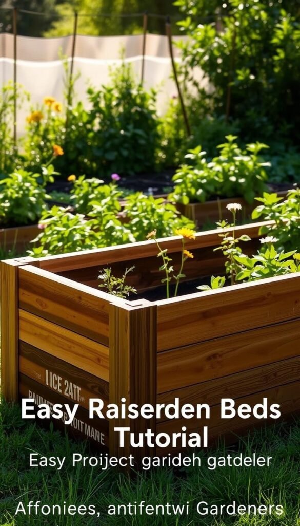 Easy Raised Garden Beds Tutorial: Quick Projects for New Gardeners