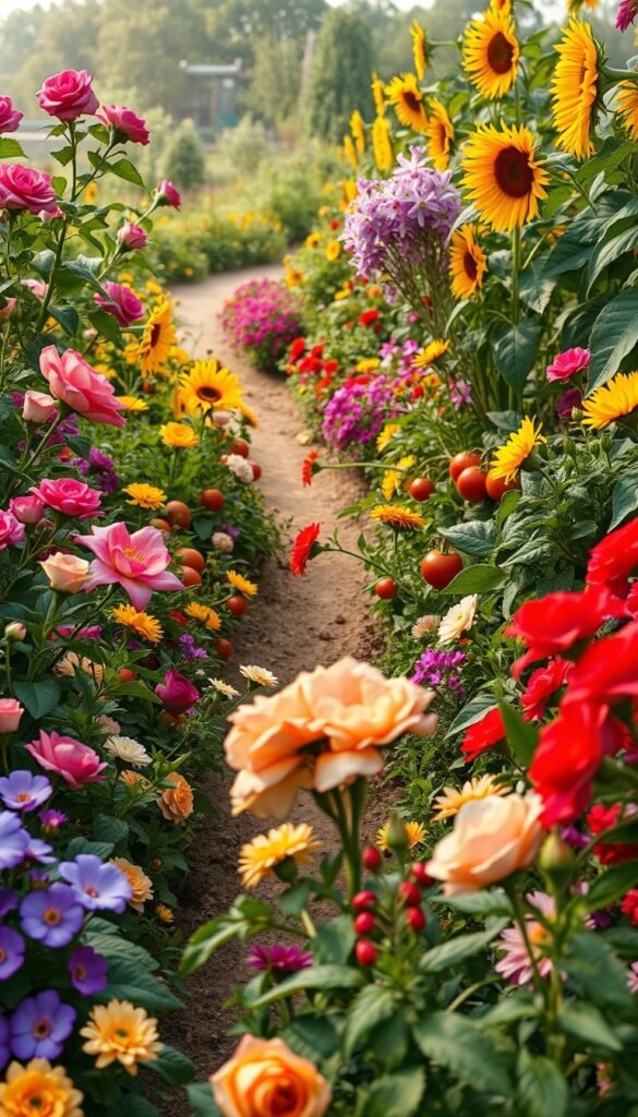 Flower and Vegetable Garden Combined: Creative Companion Planting