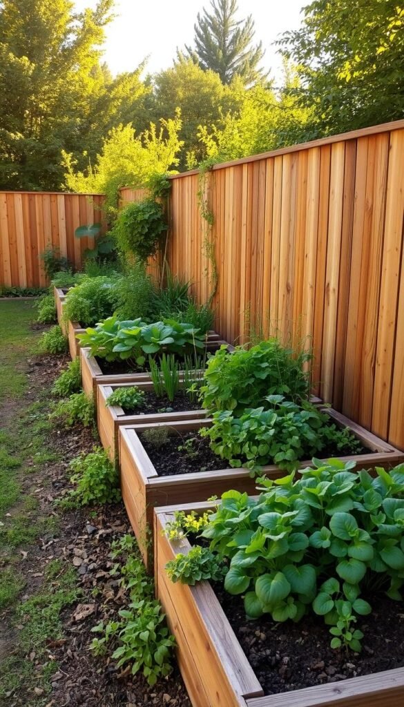 How to Build Raised Garden Beds Along a Fence for Space Efficiency