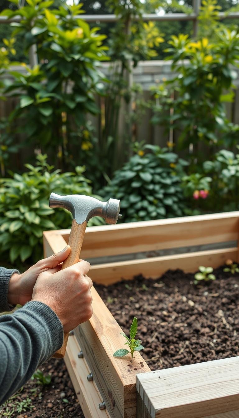 How to Build a Raised Garden Bed with Simple Tools and Materials