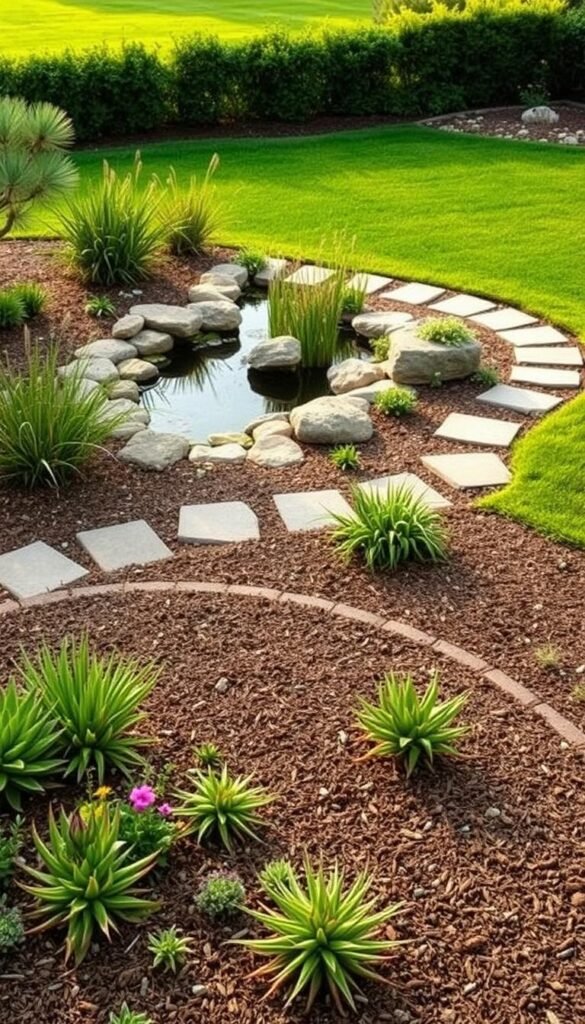 Secrets to a Low-Maintenance Backyard Garden: Mulching, Irrigation, and Plant Selection