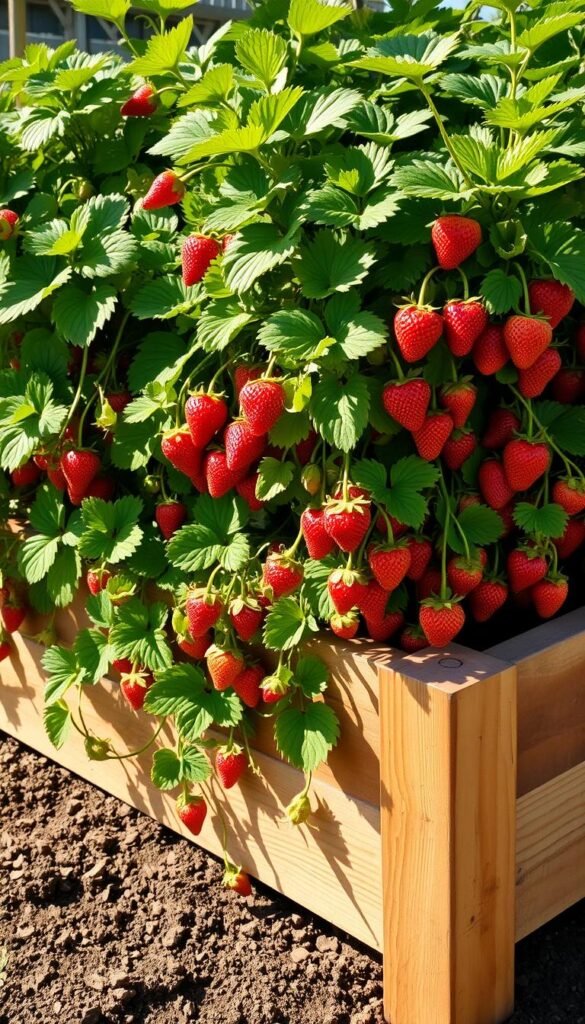 Strawberry Raised Garden Bed: Grow Juicy Berries at Waist-Level Comfort