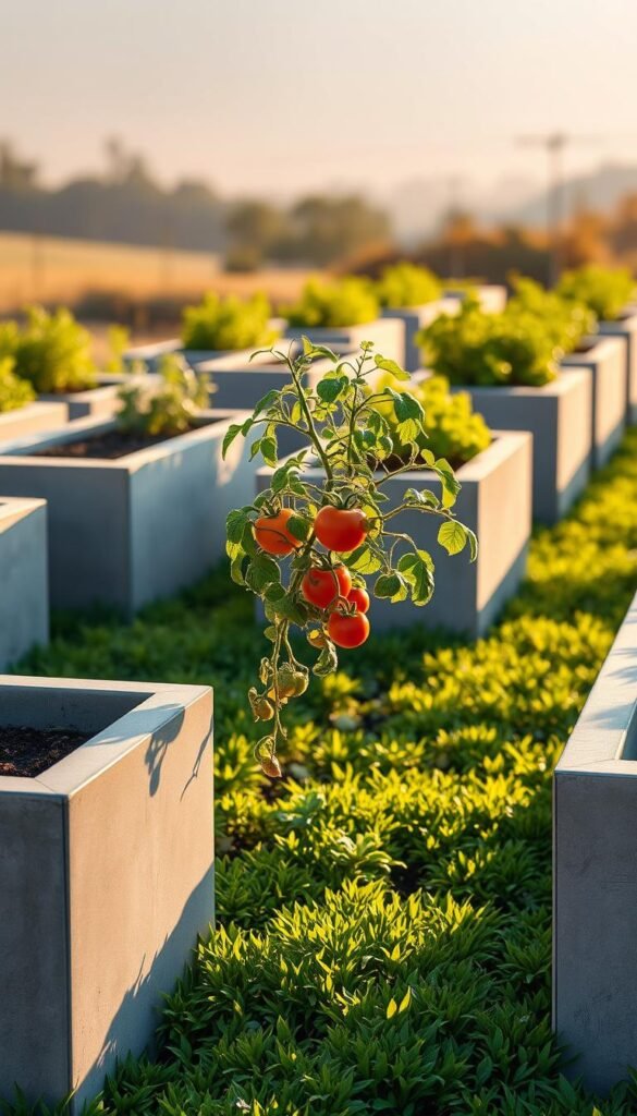 Concrete Raised Garden Beds: A Sleek, Low-Maintenance Option