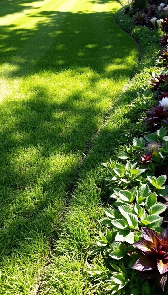 Converting existing lawn edges into clean, defined garden borders