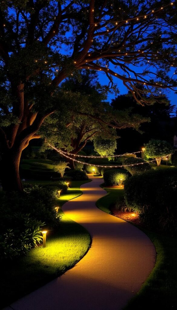 Innovative Garden Lighting Designs for a Dramatic Day-to-Night Transition