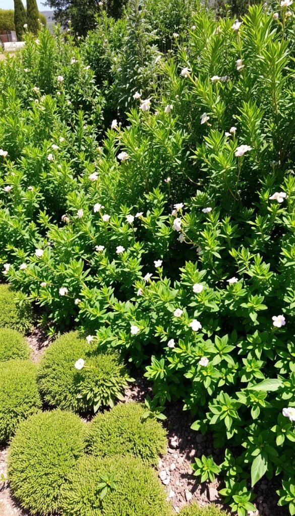 Low-height shrubs for well-defined but unobtrusive garden borders