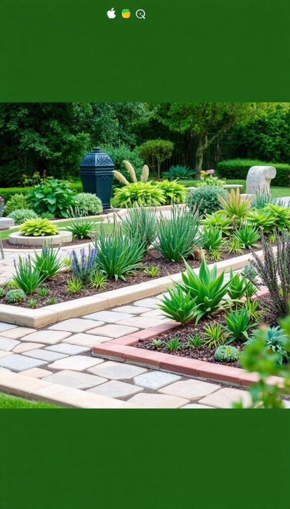 Low-maintenance ways to install garden edges and borders for neat outdoor spaces