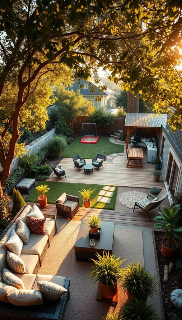 Multi-Functional Garden Design: Combining Relaxation, Work, and Play Spaces