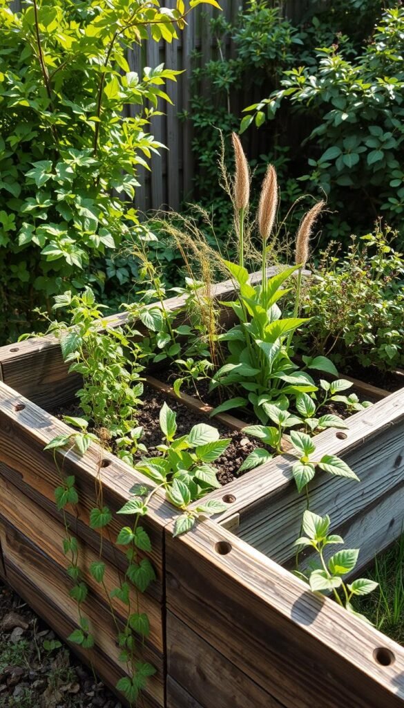Railway Sleepers Garden Raised Beds: Rustic Charm with Heavy-Duty Support