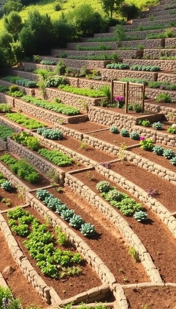 Raised Garden Beds on a Slope: Terrace Solutions for Challenging Terrain