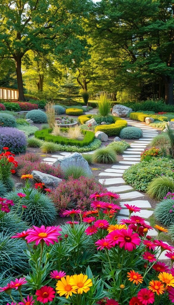 Crafting Garden Layouts for Irregularly Shaped Spaces