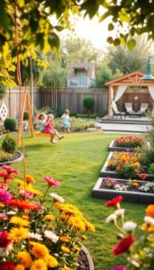 Designing Back Gardens for Active Families: Balancing Play Areas and Beauty