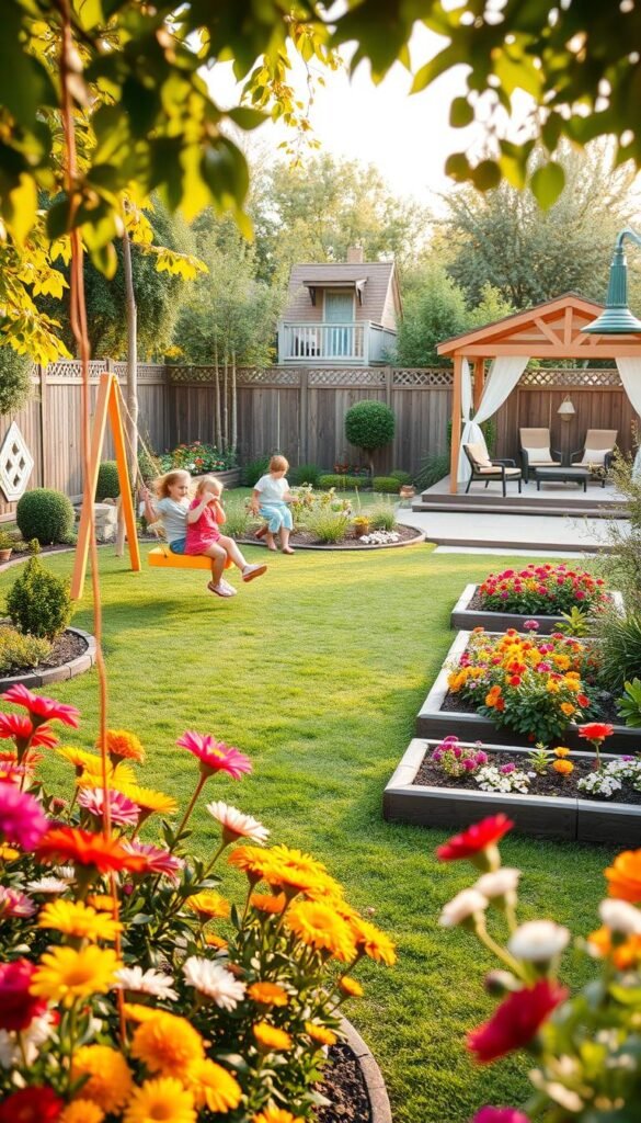 Designing Back Gardens for Active Families: Balancing Play Areas and Beauty
