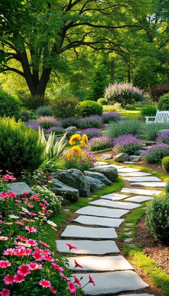 Merging Hardscape and Softscape Elements for a Balanced Garden Design