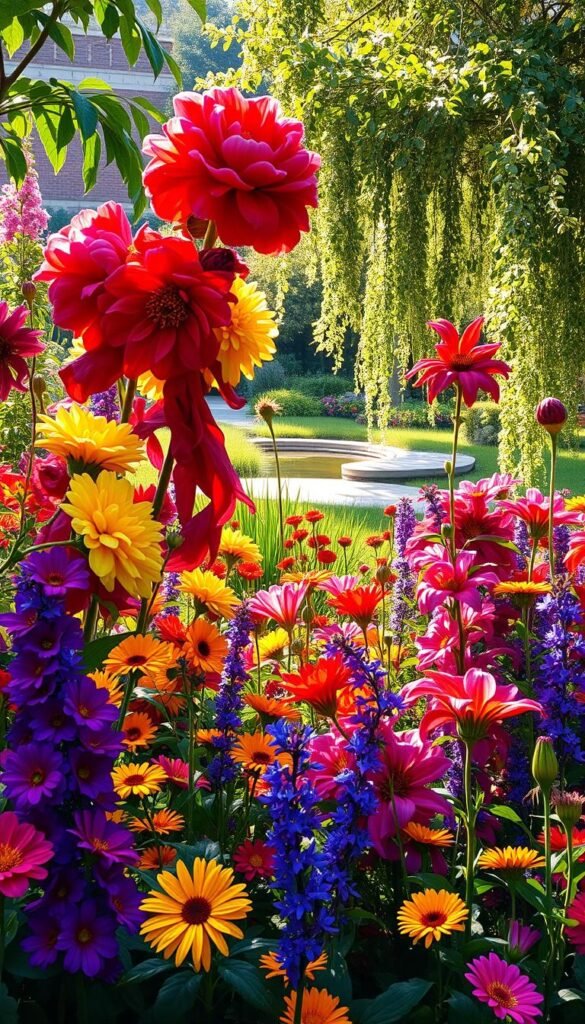 Using Bold Hues to Create a Vibrant, Colorful Garden Design